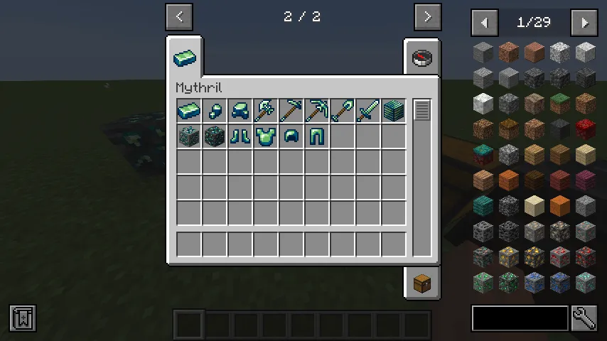 Simply Mythril, Моды, Minecraft