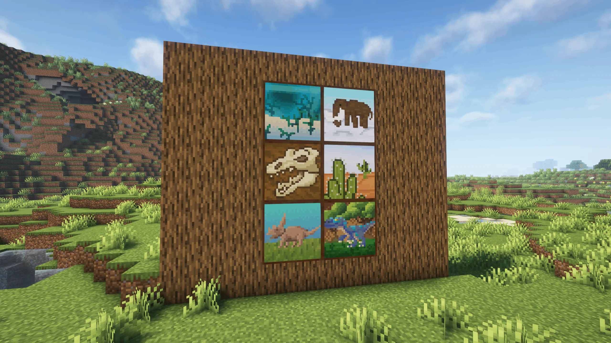 Prehistoric Paintings - Dinosaurs, Landscapes..., Моды, Minecraft
