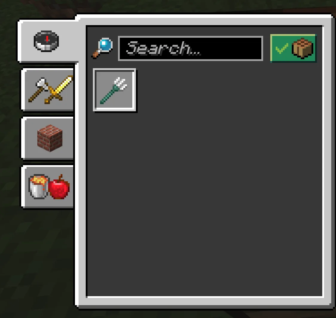 Better craftable trident, Моды, Minecraft