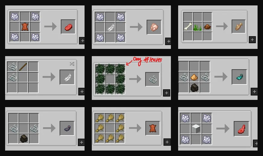 Friendly Mob Craftables Mod — скриншот 3 (Моды, Minecraft)
