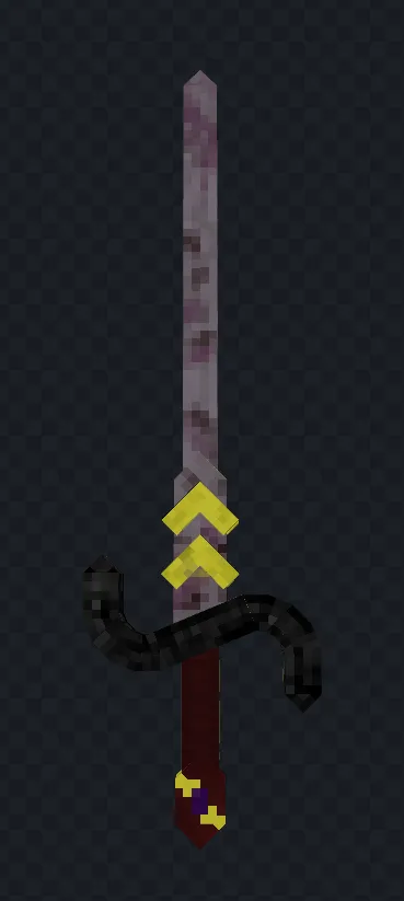 Rapier 3D model, Текстуры, Minecraft