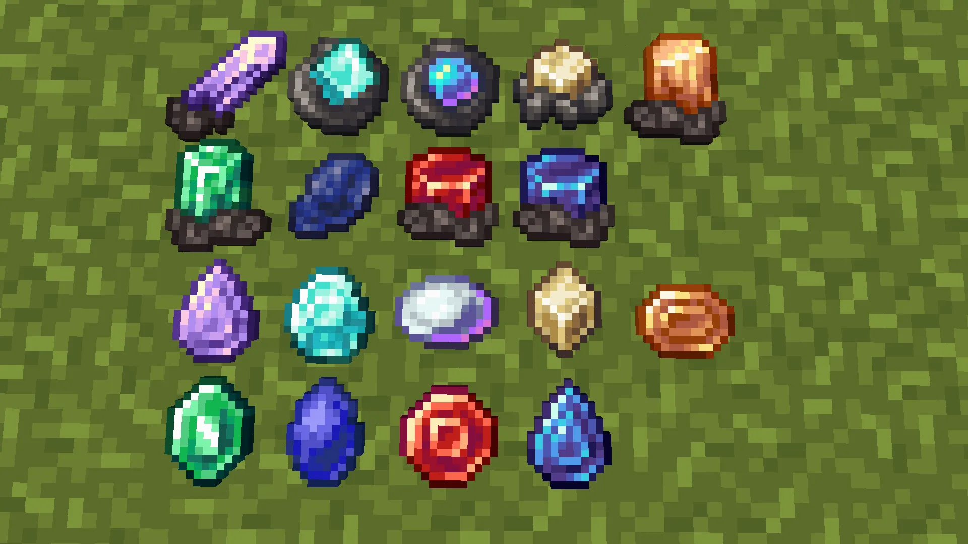 TFC Gemmier Gems, Текстуры, Minecraft
