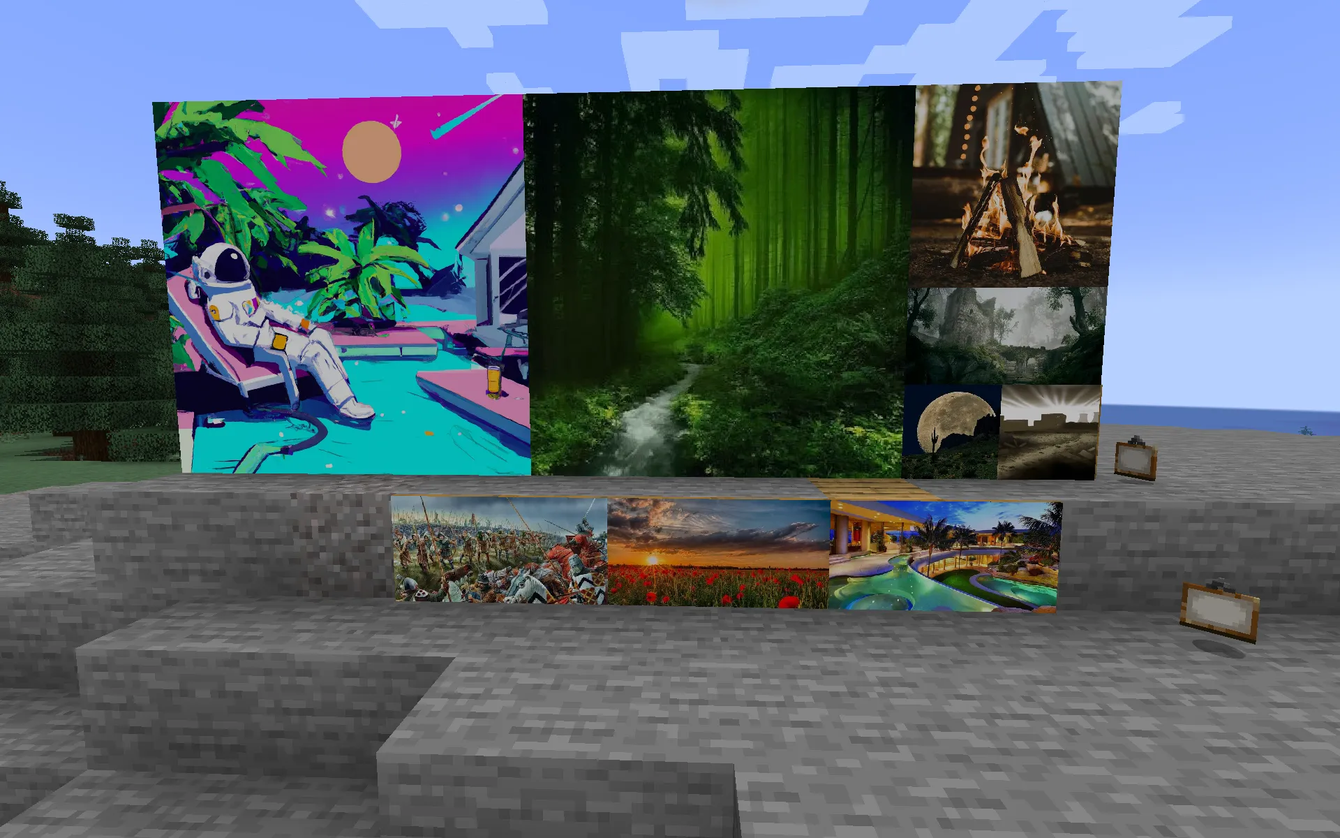 Majestic paintings, Текстуры, Minecraft