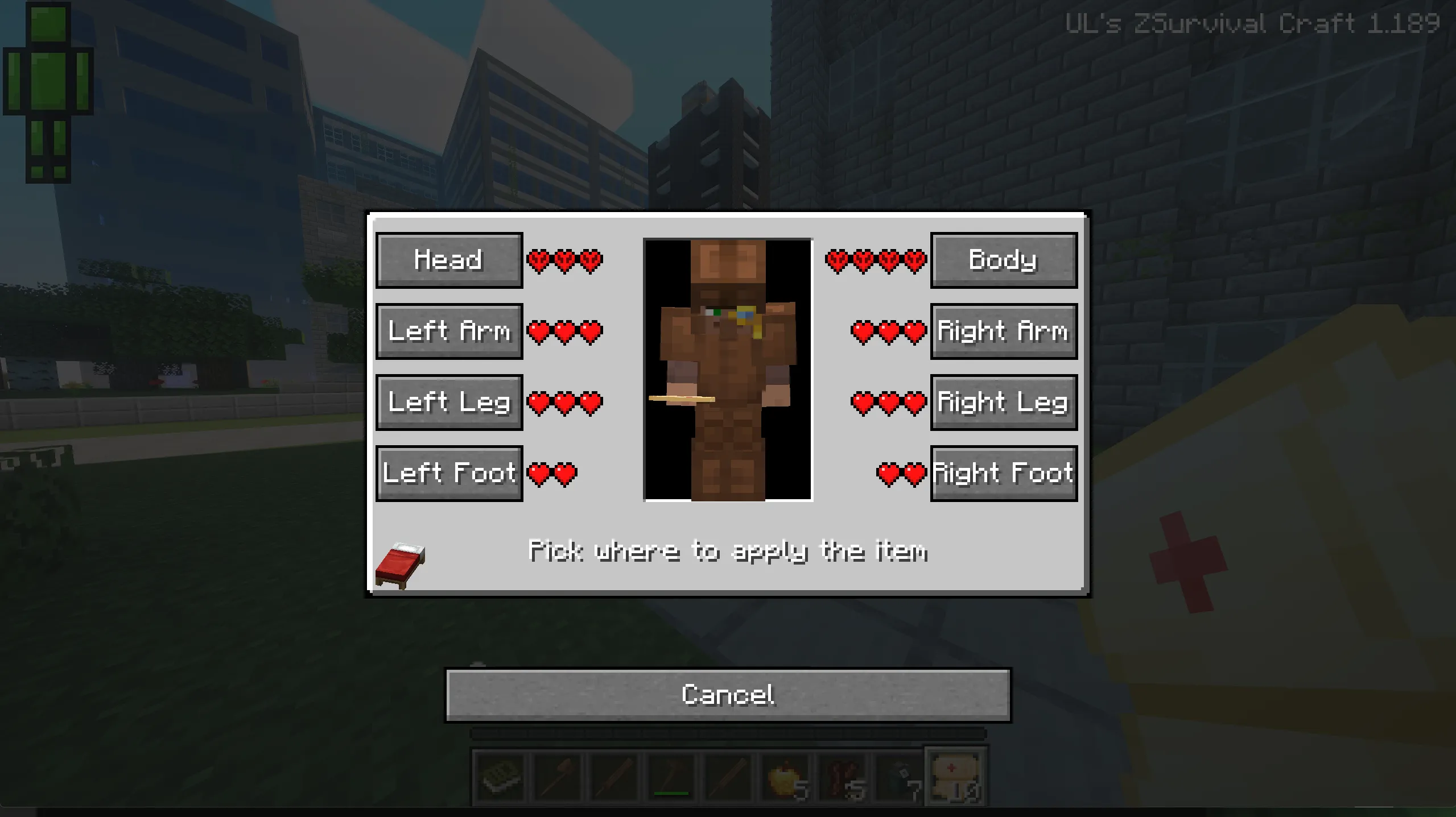 Ul's FirstAid Fork, Моды, Minecraft