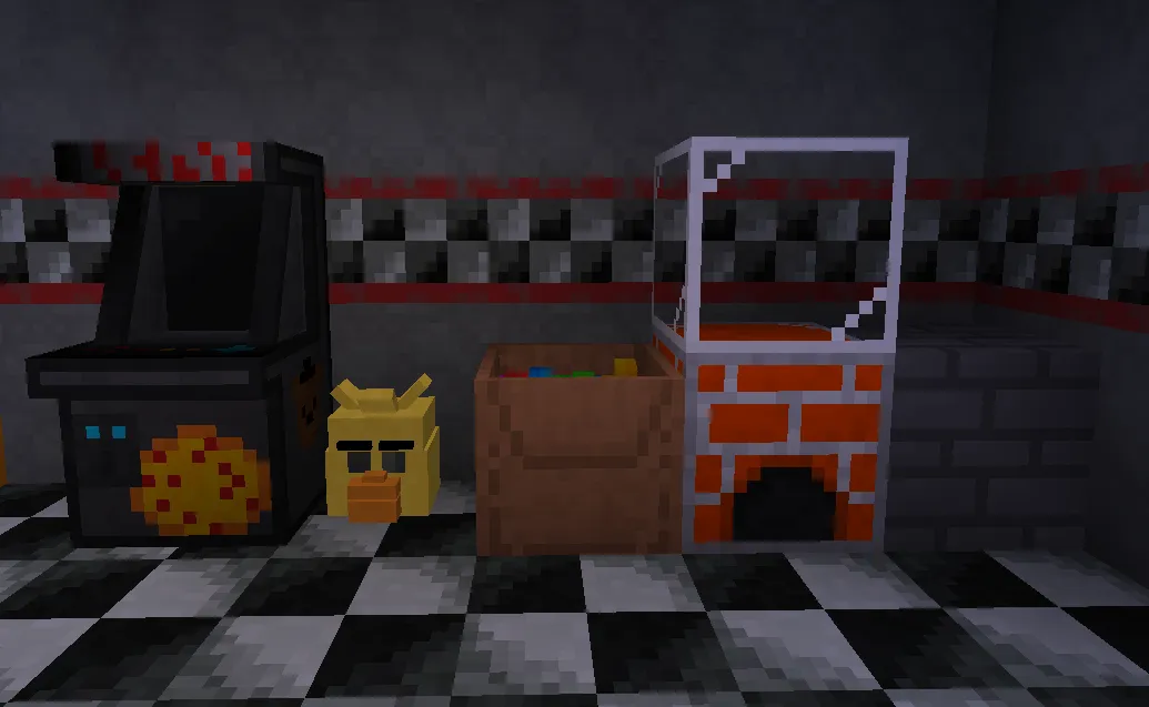 Five Night´s at Blocks, Моды, Minecraft