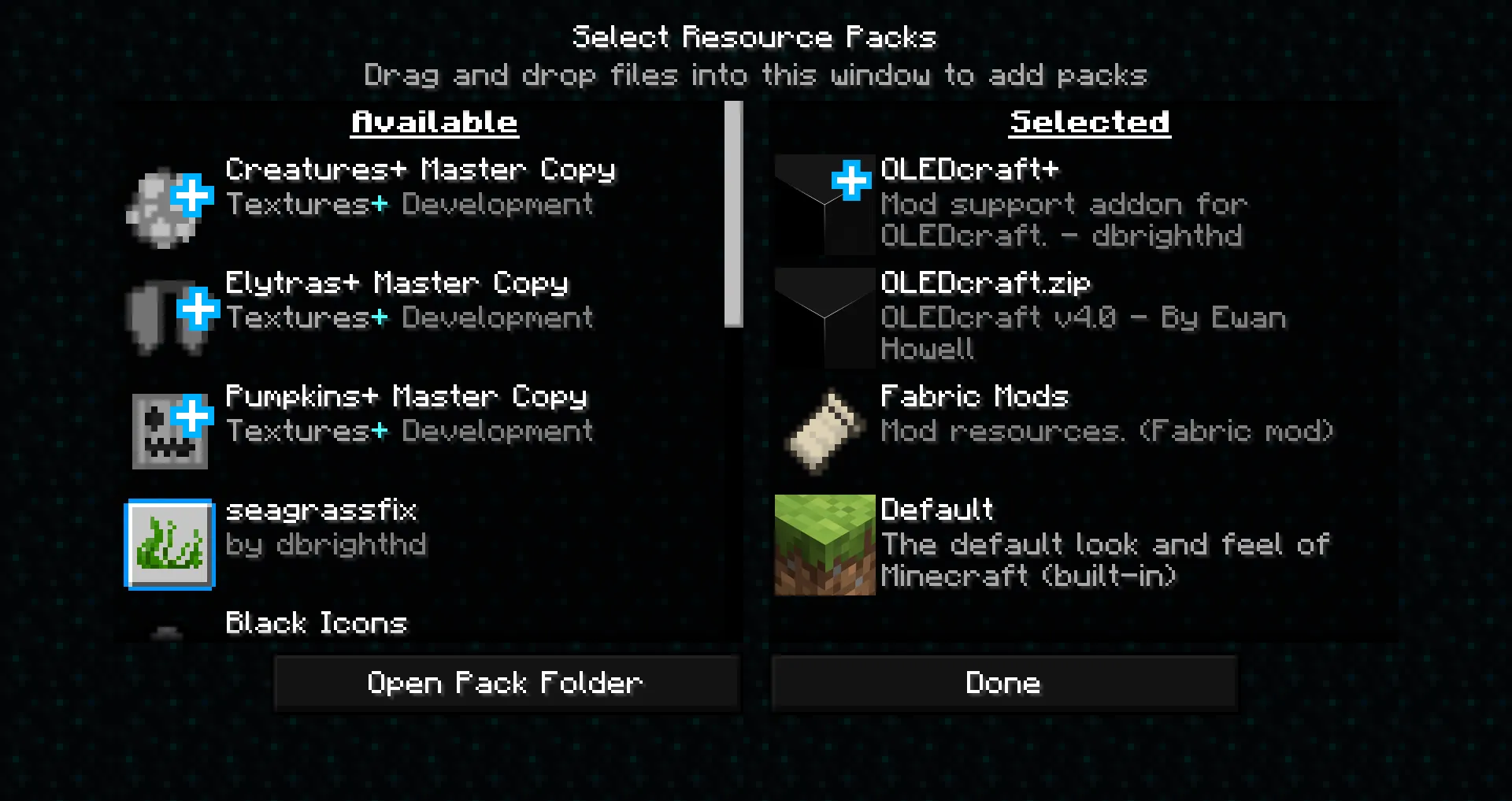 OLEDcraftPlus — скриншот 3 (Текстуры, Minecraft)