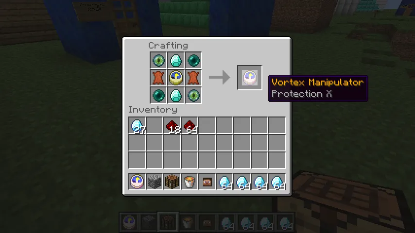 Vortex Manipulator, Плагины, Minecraft