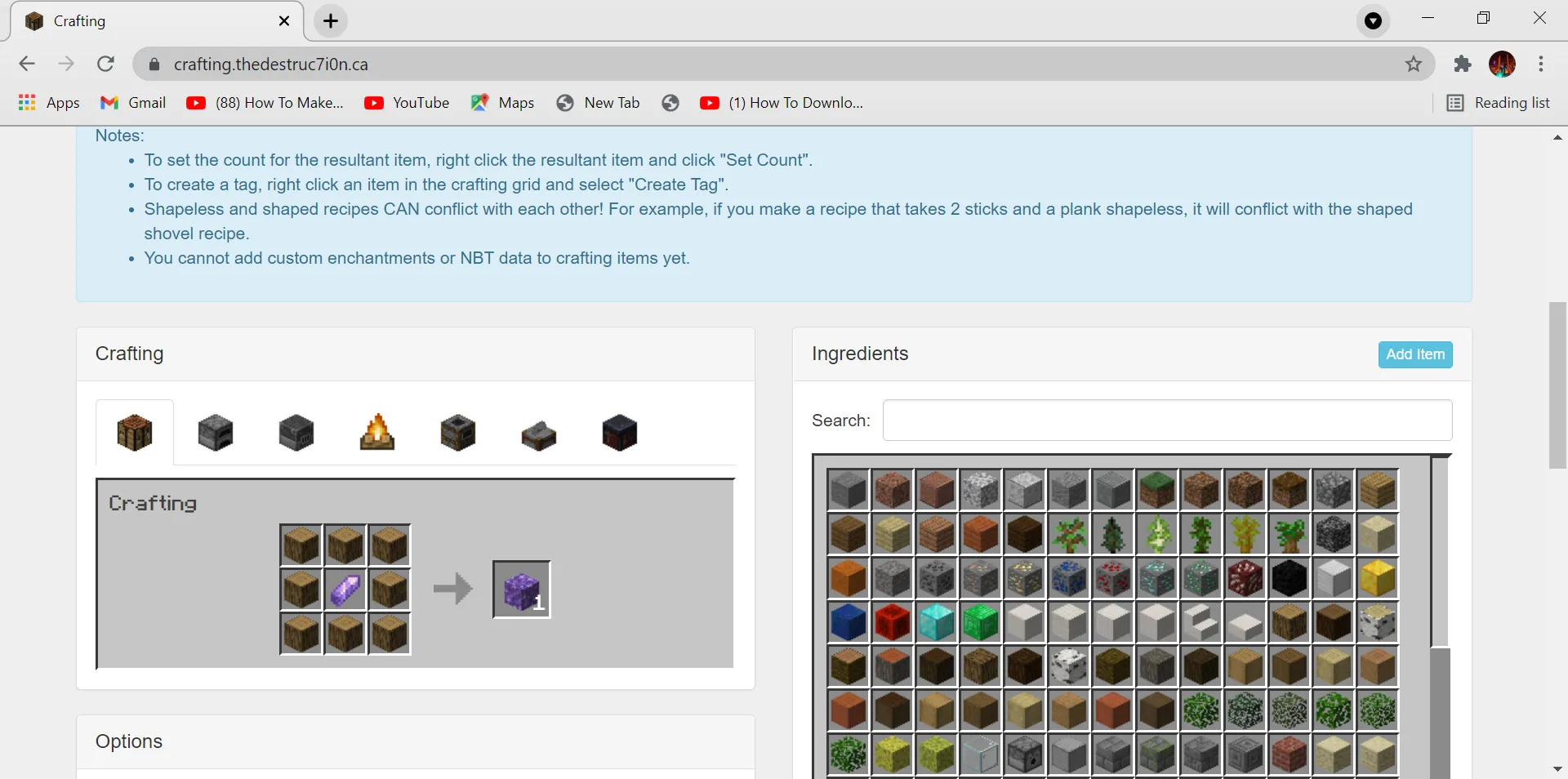 Combine And Upgrade Structures And Craftable Custom Tree, Моды, Minecraft