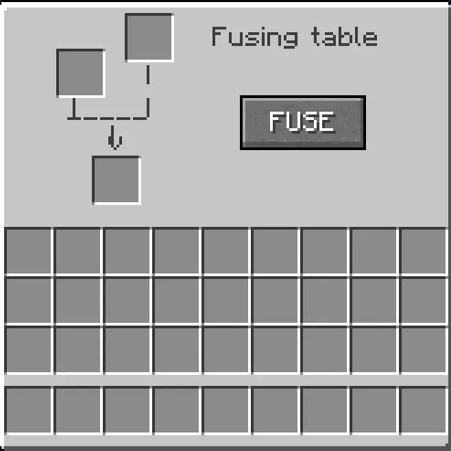 fusing table, Моды, Minecraft