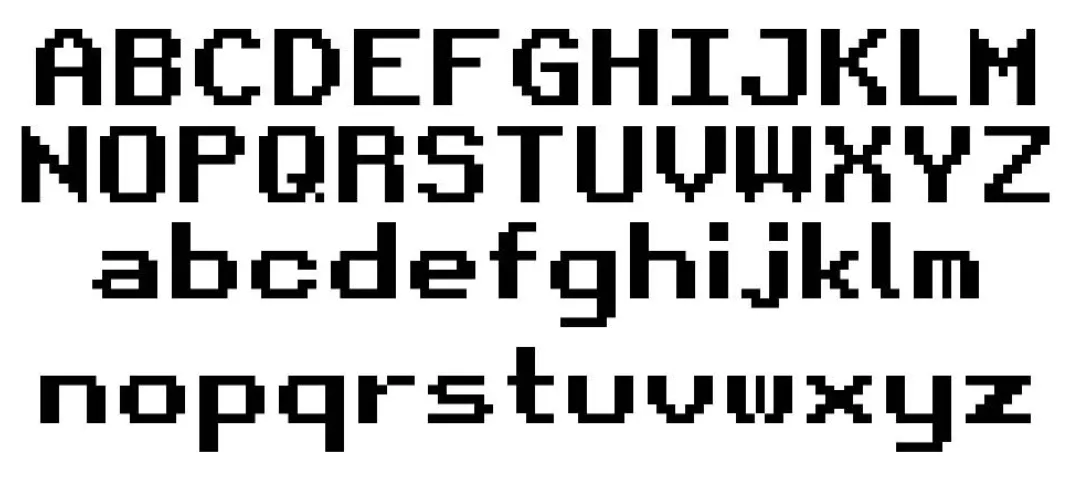 Retro RPG Font — скриншот 4 (Текстуры, Minecraft)
