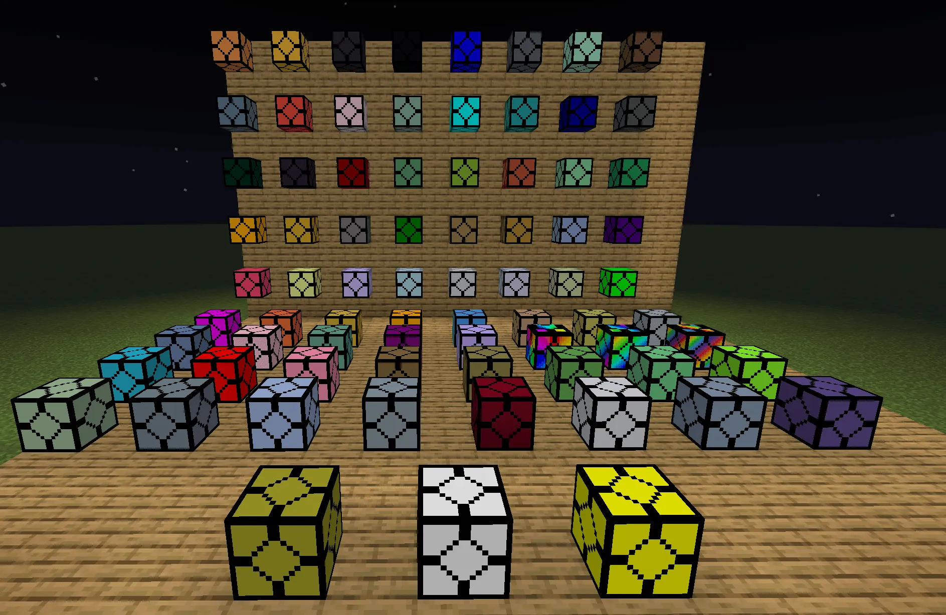 Tinted Lamps — скриншот 1 (Моды, Minecraft)