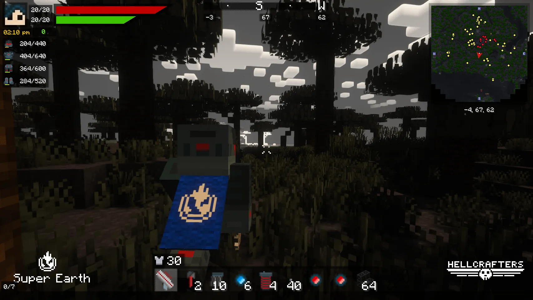Hellcrafters, Моды, Minecraft