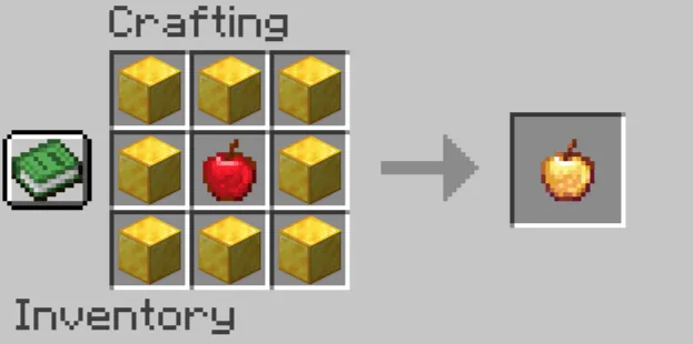 Enchanted golden apple crafting, Дата-паки, Minecraft