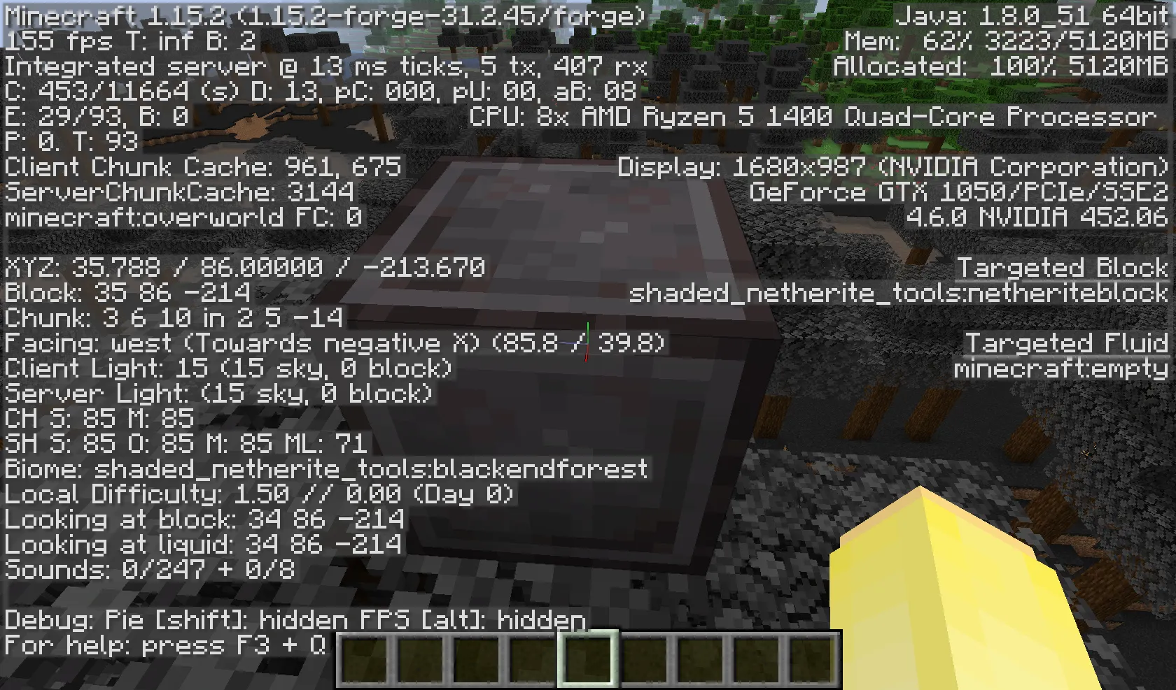 Shaded Netherite Tools — скриншот 3 (Моды, Minecraft)