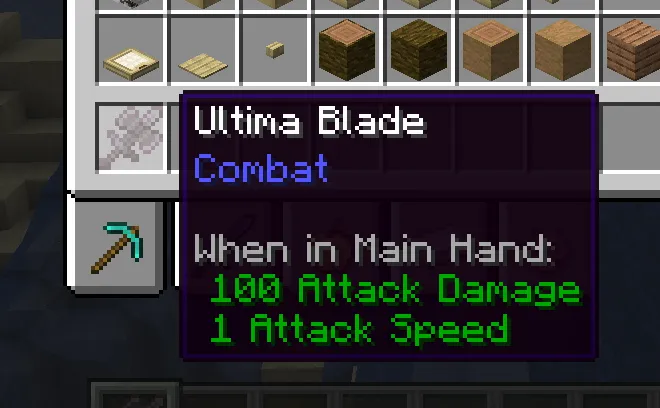 Ultima Blade, Моды, Minecraft