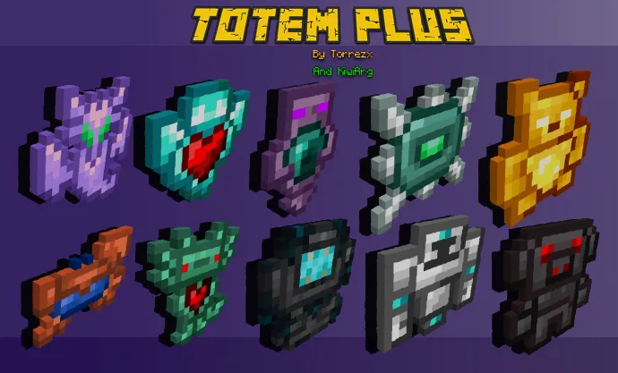 Totem plus DP, Текстуры, Minecraft