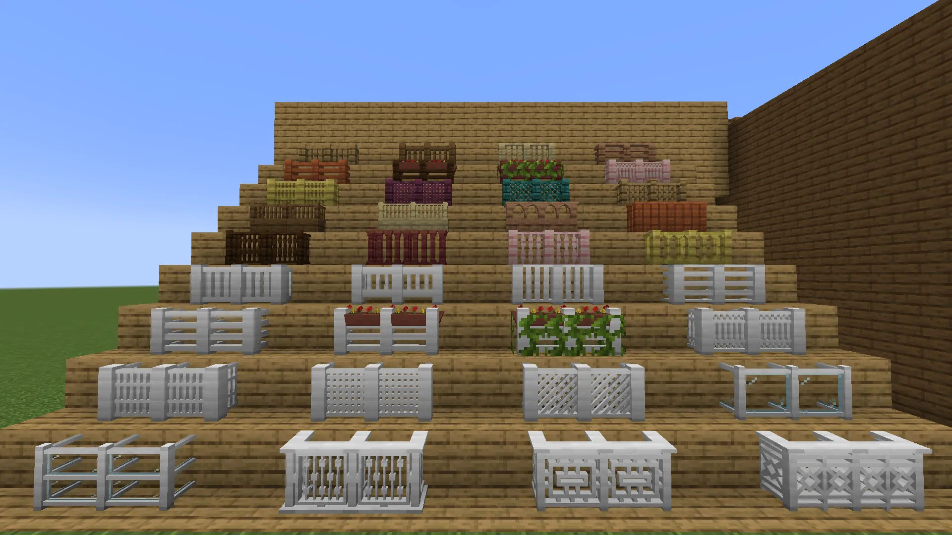 Decorative Railings — скриншот 5 (Моды, Minecraft)