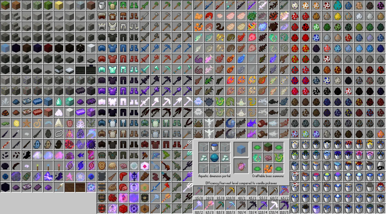 Aquatic Craft - Overworld Edition — скриншот 2 (Моды, Minecraft)