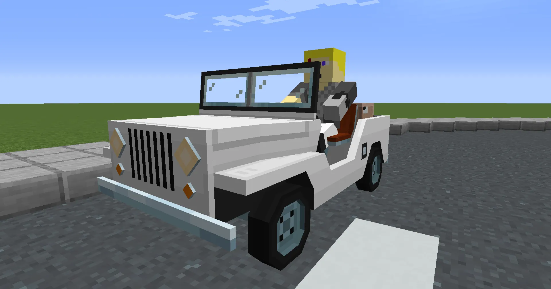 Traffic Simulator - Default Content Pack, Моды, Minecraft