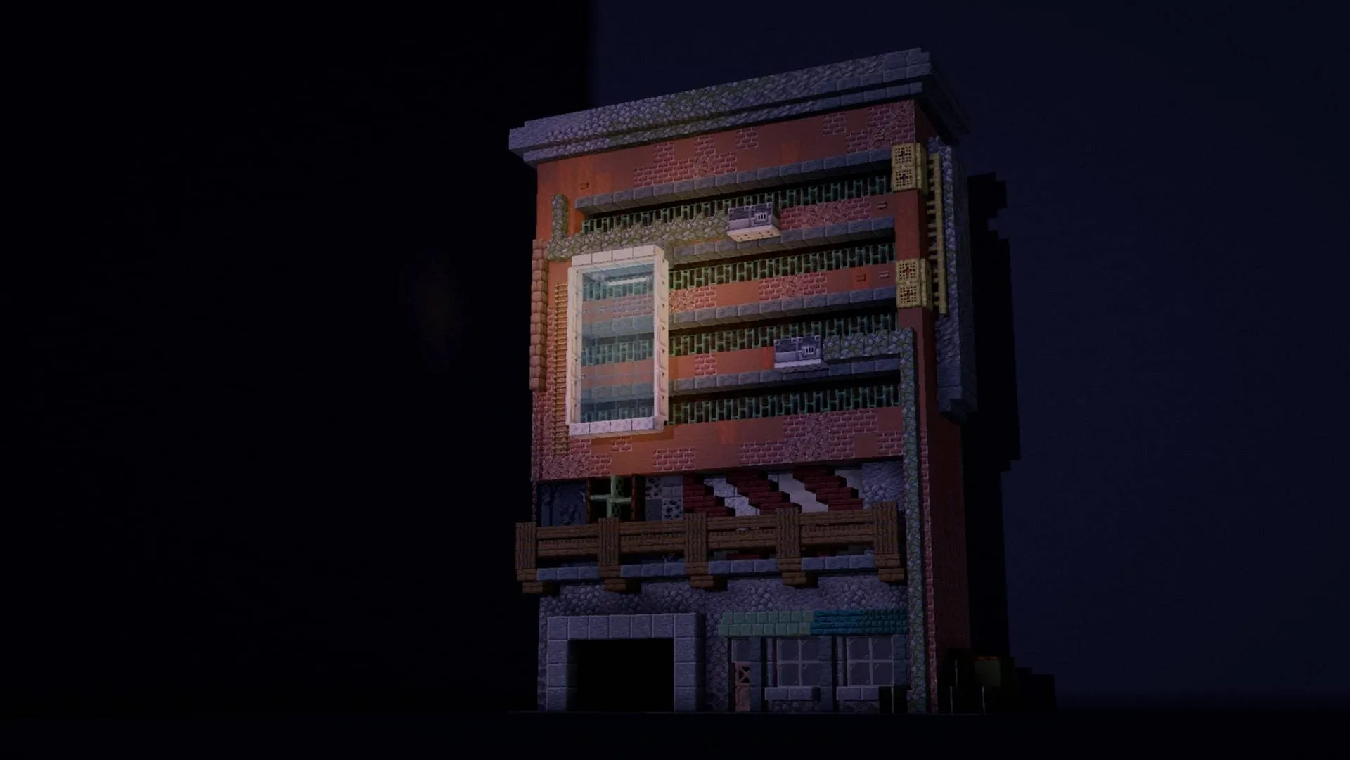 Cyberpunk Shaders, Шейдеры, Minecraft