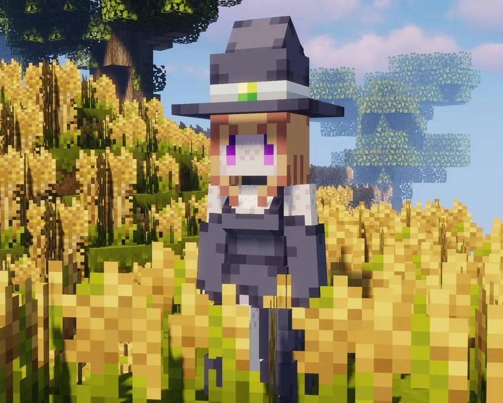 Melody's Cute Girl Witches, Текстуры, Minecraft