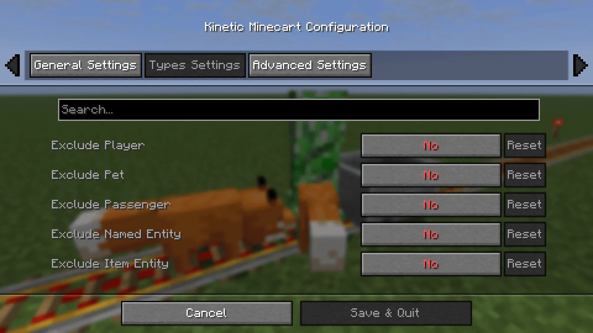 Kinetic Minecart — скриншот 3 (Моды, Minecraft)