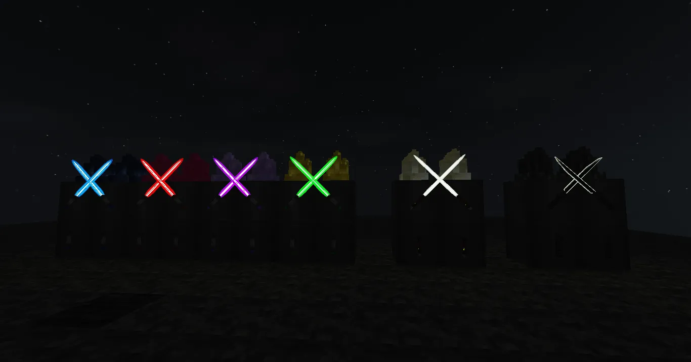 SurvivalPlus Lightsabers Models, Текстуры, Minecraft