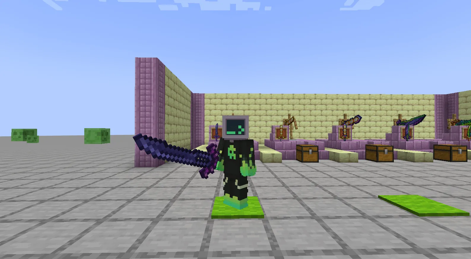 More Terraria weapons, Моды, Minecraft