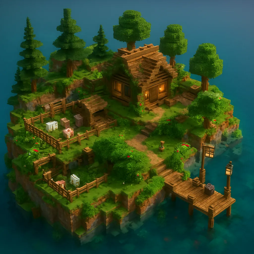 Luz Isnland, Карты, Minecraft