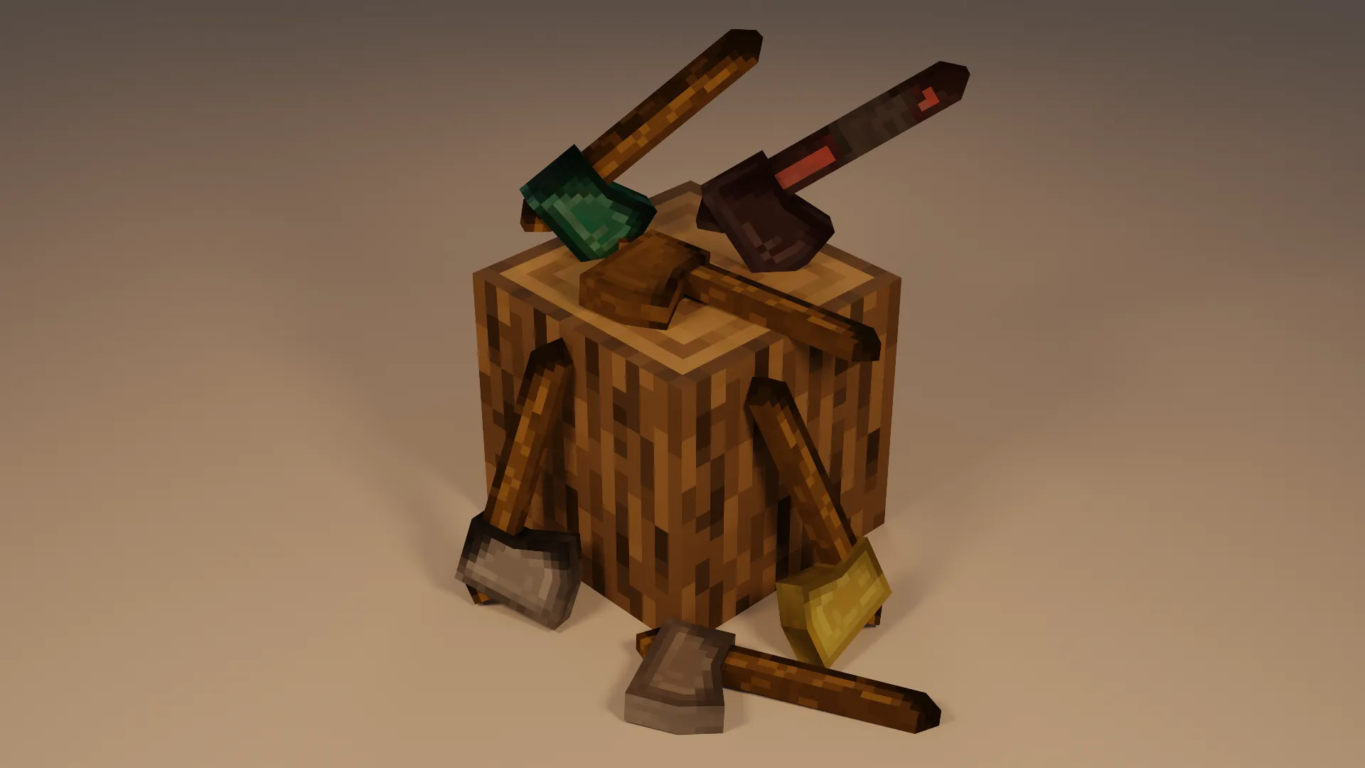 MisterGriimm's Accurate Woodcutter's Axes, Текстуры, Minecraft
