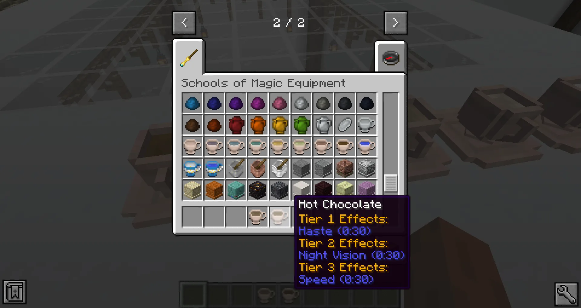 Schools of Magic: Second Semester, Моды, Minecraft