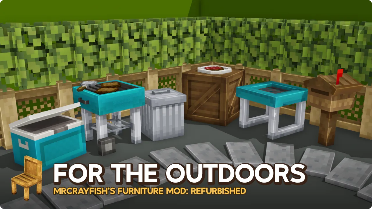 MrCrayfish's Furniture Mod: Refurbished, Моды, Minecraft