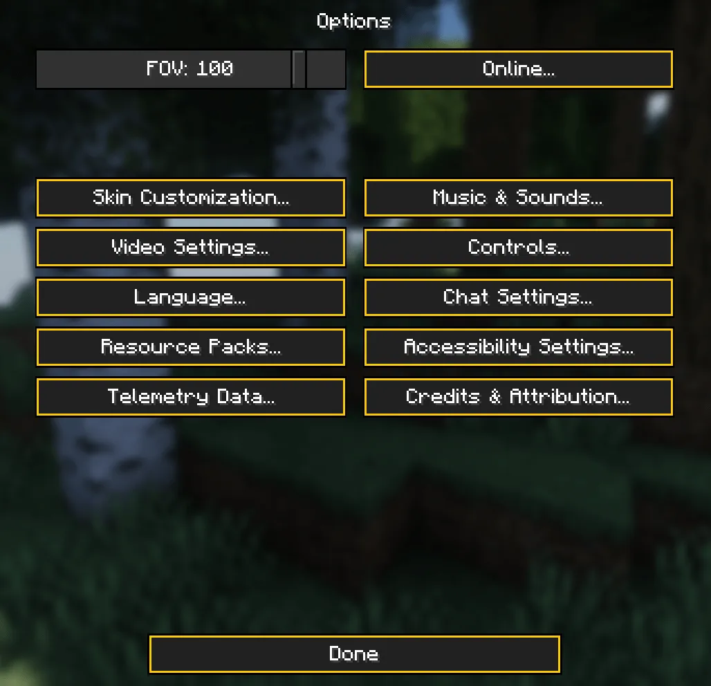 Gilded Dark GUI — скриншот 2 (Текстуры, Minecraft)