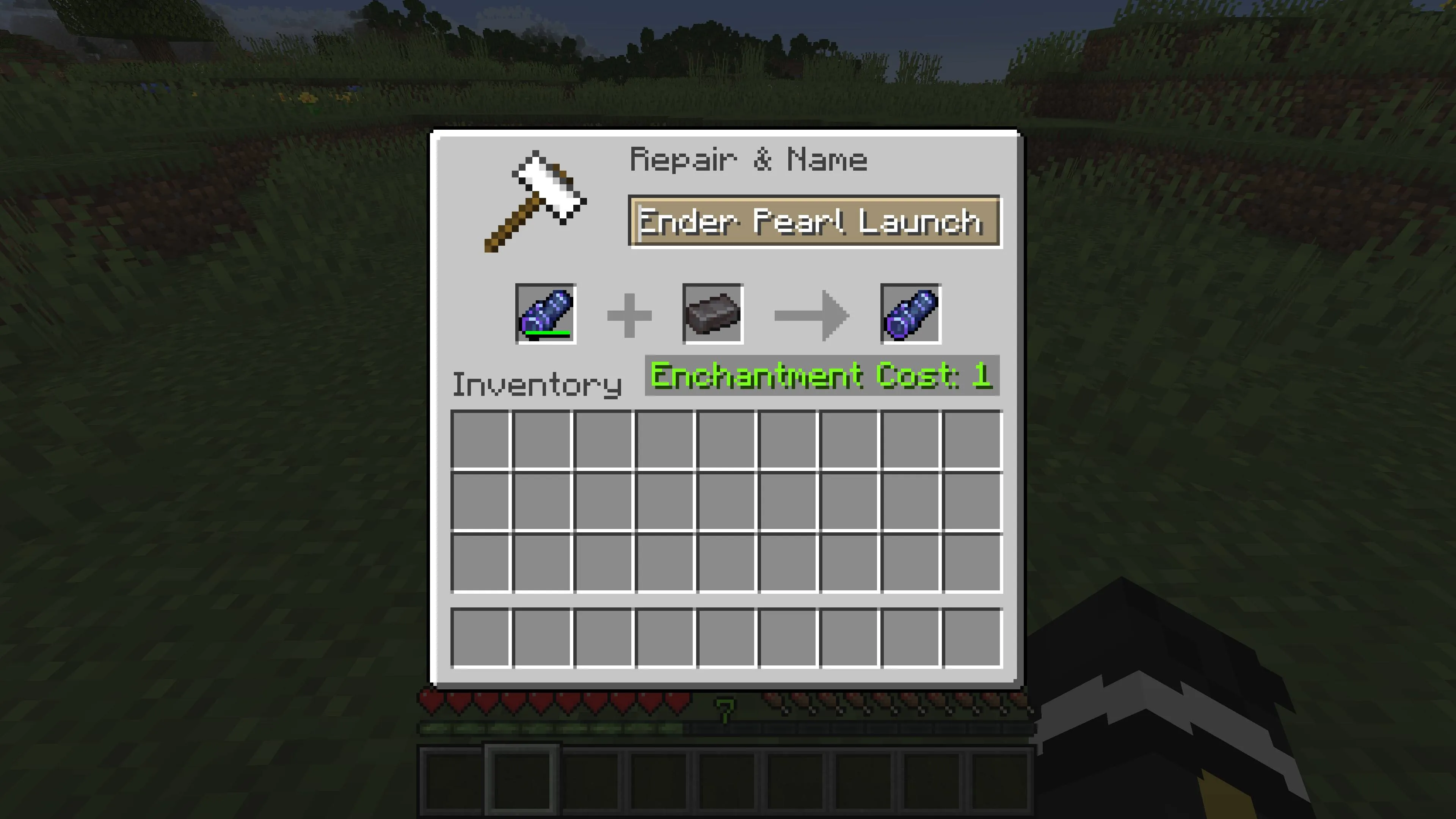 Ender Pearl Launcher — скриншот 1 (Моды, Minecraft)