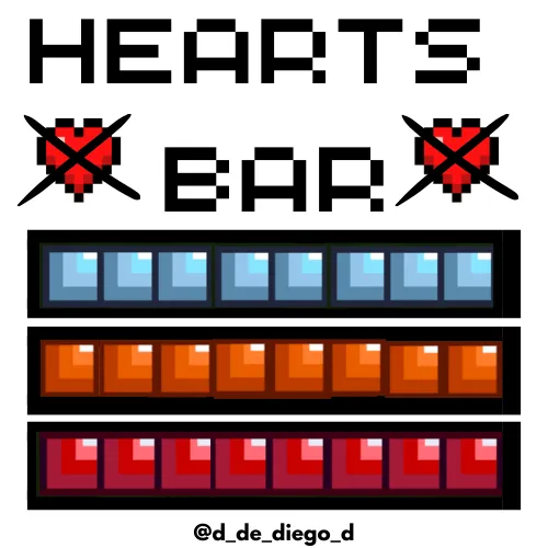 Health Bars, Текстуры, Minecraft
