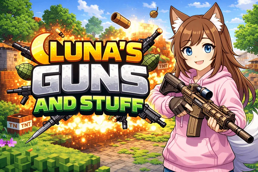 Luna's Guns and Stuff, Модпаки, Minecraft