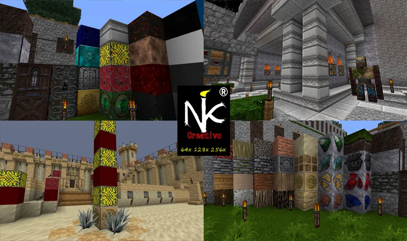 KoP Photo Realism Creativo 64x64 + 128x128 — скриншот 1 (Текстуры, Minecraft)
