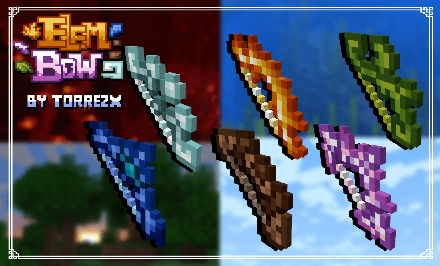 Torrezx-Elemental bows !, Текстуры, Minecraft