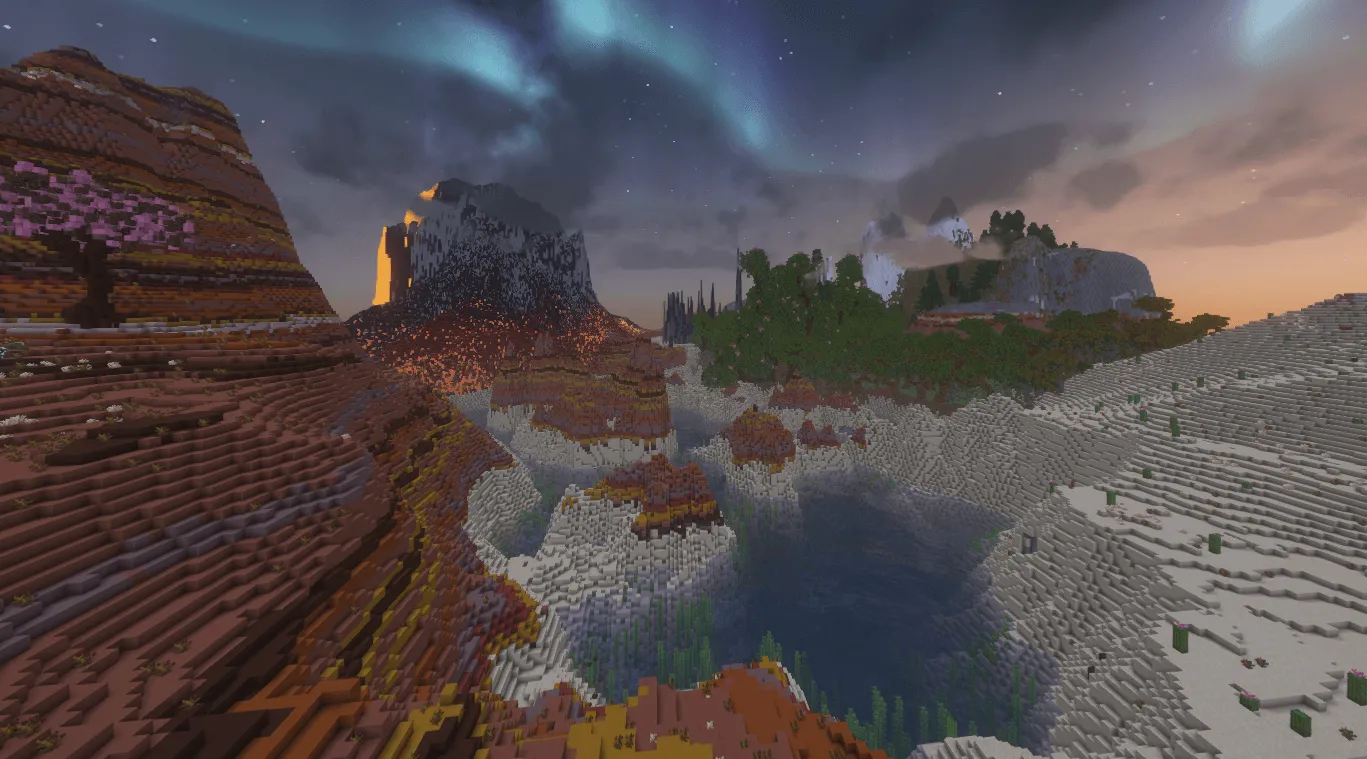 TaterLands - Oblivion Peaks — скриншот 4 (Карты, Minecraft)