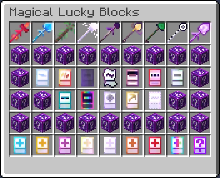 Magical Lucky Blocks — скриншот 1 (Кастомизации, Minecraft)