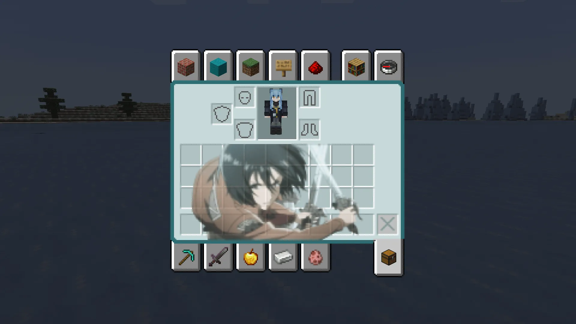 Attack on Titan GUI Pack, Текстуры, Minecraft