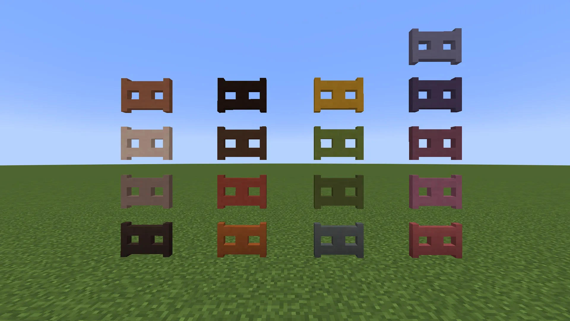 Decorative Terracotta Lattices — скриншот 8 (Моды, Minecraft)