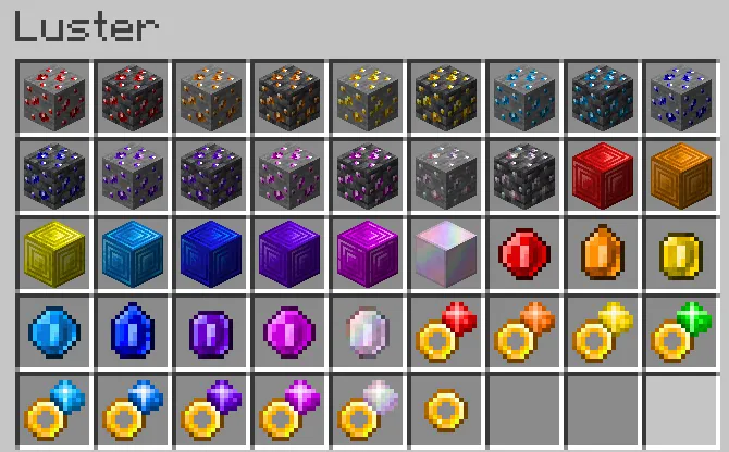 Luster ★, Моды, Minecraft