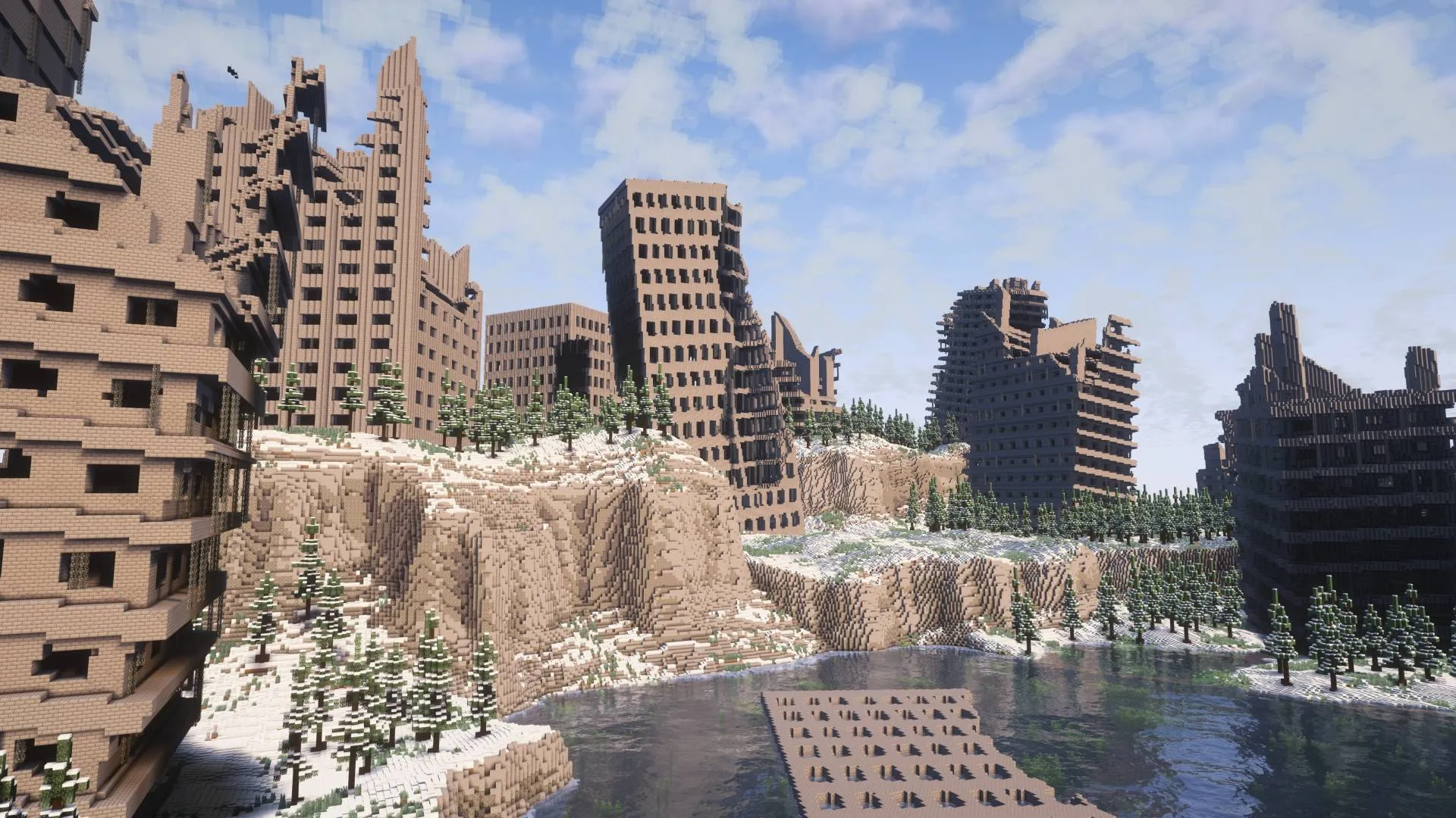 Abandoned City - Survival World — скриншот 5 (Карты, Minecraft)