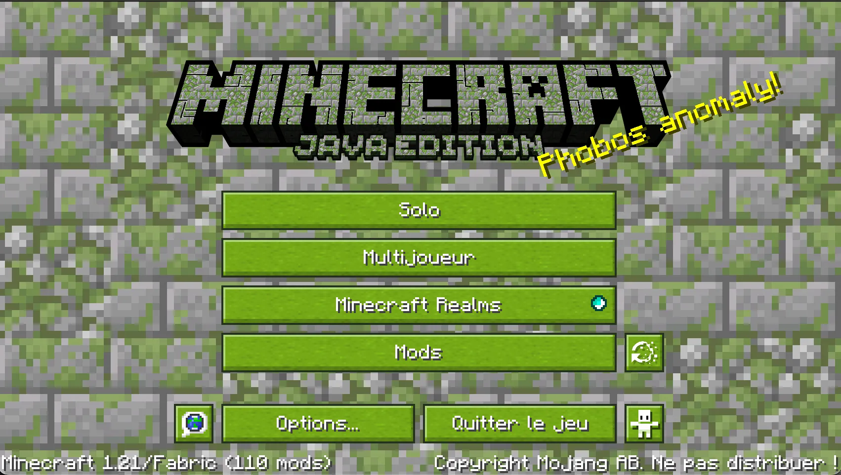 Mossy GUI, Текстуры, Minecraft