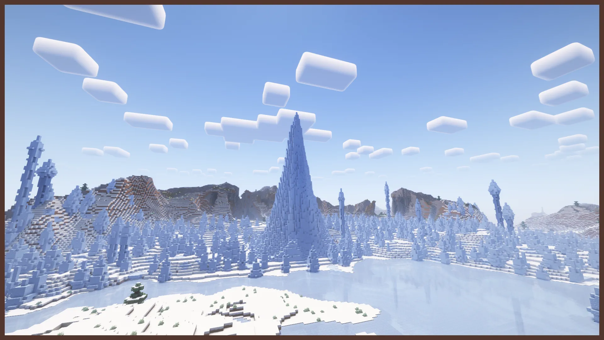 Giant Ice Spike, Моды, Minecraft