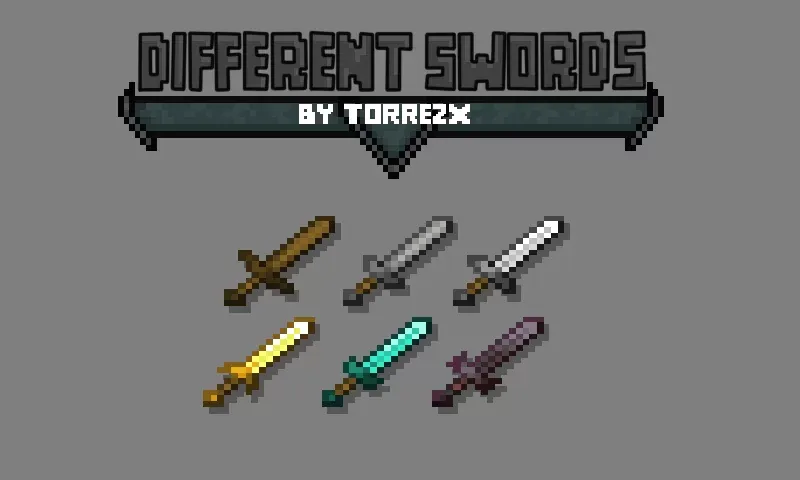 Torrezx-Different swords — скриншот 2 (Текстуры, Minecraft)