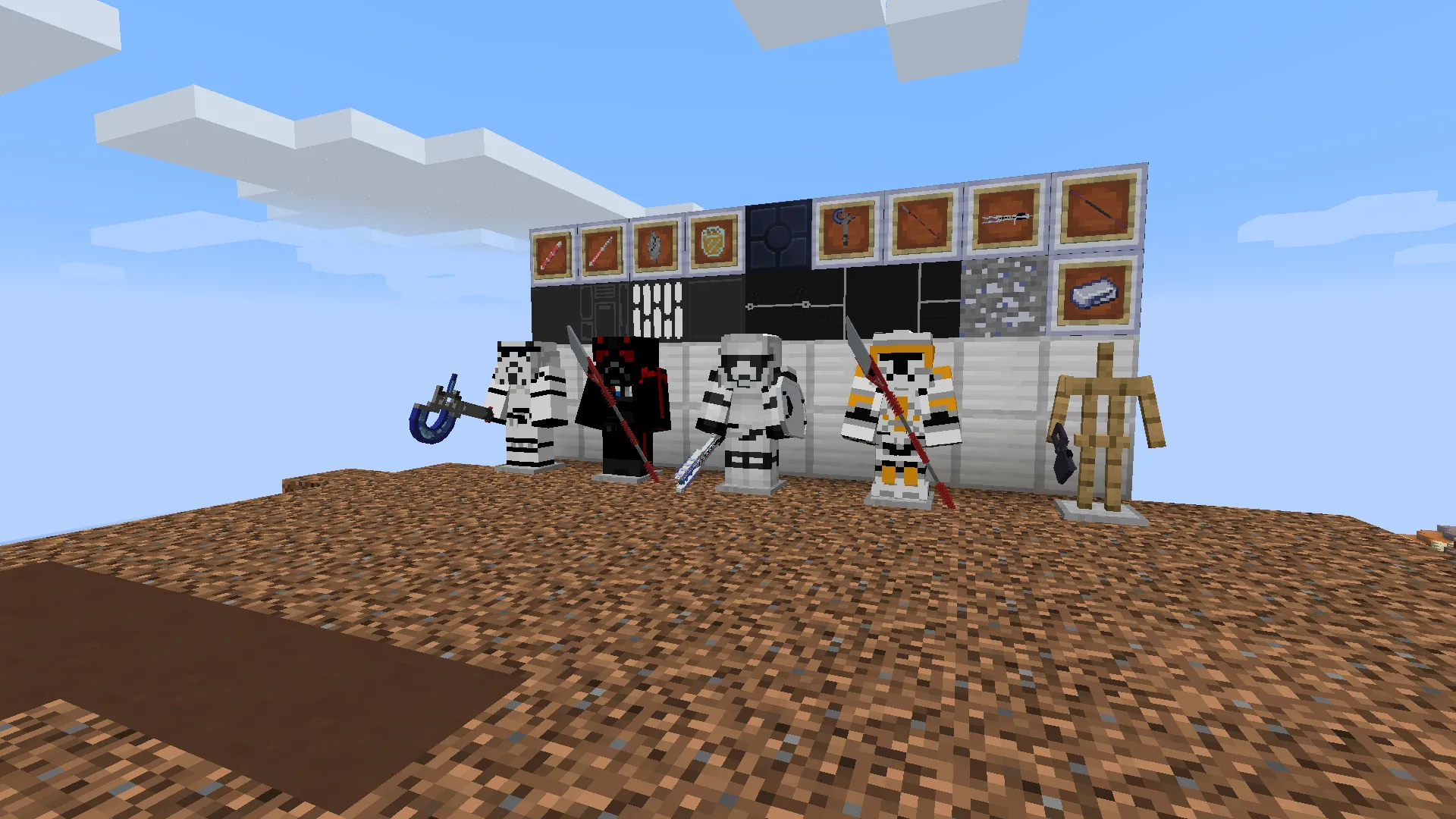 Space Wars: Fractured galaxy, Моды, Minecraft