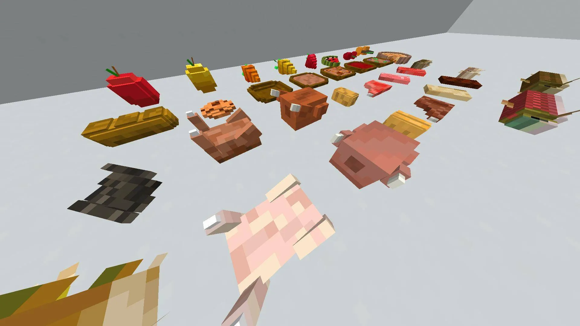 Placeable Food — скриншот 1 (Моды, Minecraft)