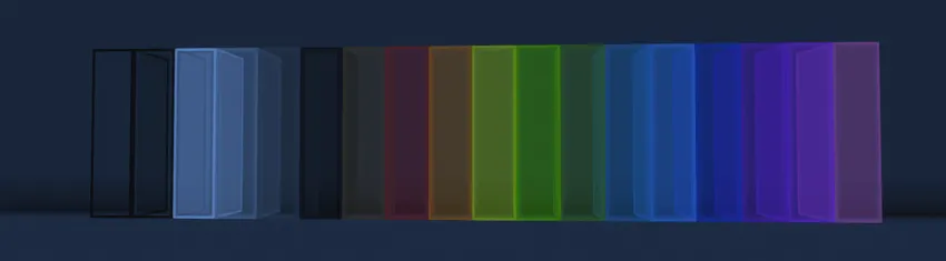 Colored Connected Glass, Текстуры, Minecraft